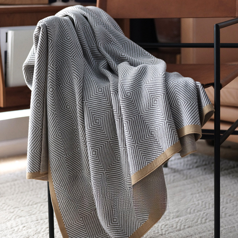 Light Luxury Airplane First Class Air Conditioning Office Sofa Nap Throw Car Blanket designer luxcury