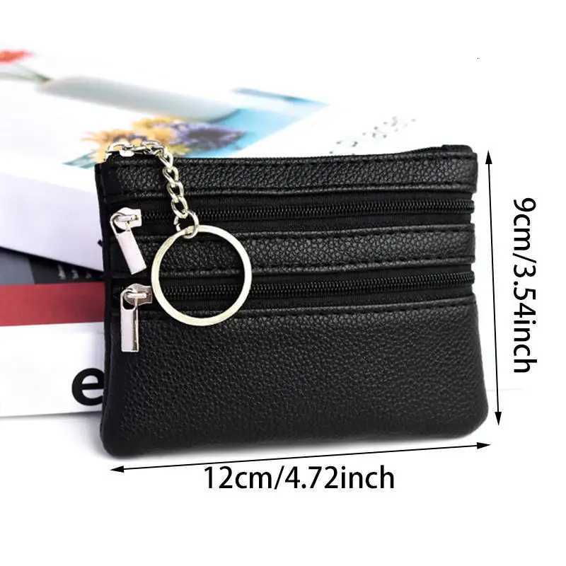 Pretty Zipper Card Wallet Coin Purses Womens Small Change Money Bags Pocket Wallets Key Holder Case Functional Pouch G250802