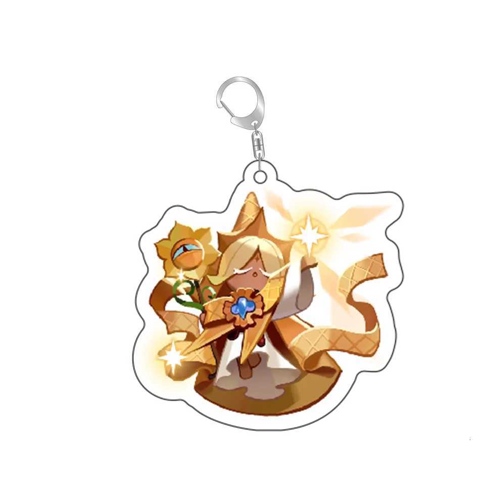 Hot Game Cookie Chibis Keychain Shadow Milk Pure Vanilla Key Chain Bag Keyrings Jewelry Gamer Fans Gifts Accessories G250802