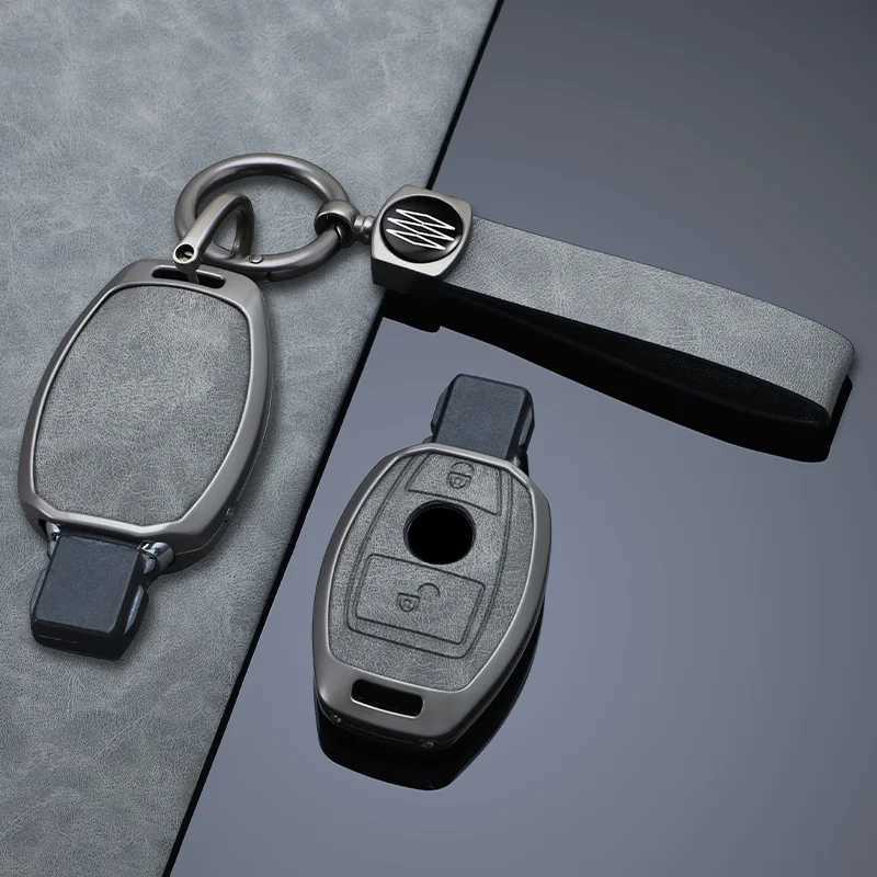 Car Key Case Cover Key Bag Accessories For Mercedes Benz A B C S Class AMG GLA CLA GLC W176 W221 W204 W205 Shell Fob Keychain G250802