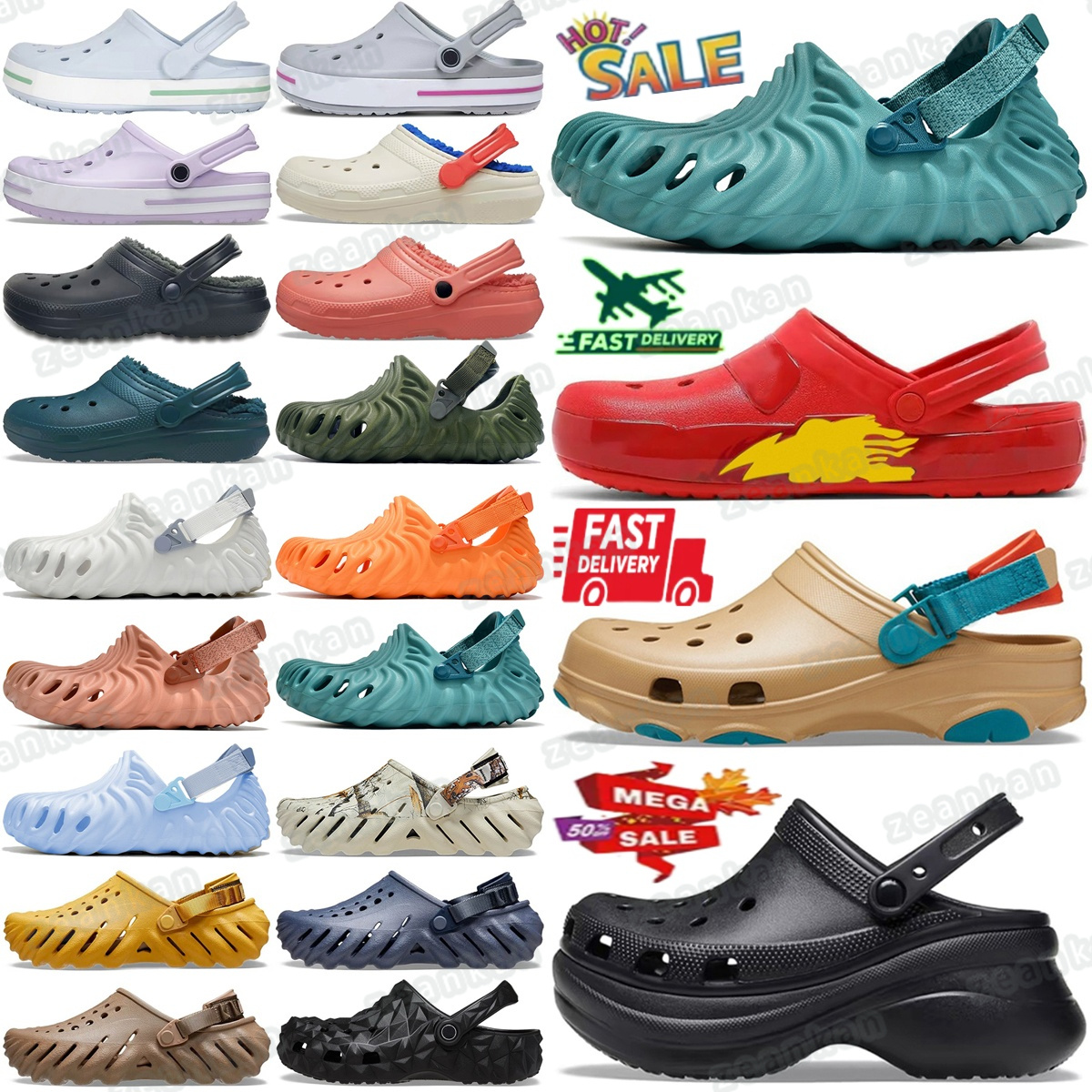 Sandals Classic designer Clog slippers slides Baya sliders sandal women mens Lightning Black white brown Bone Blue purple by Salehe Bembury Niagara Borealis #5f3v#