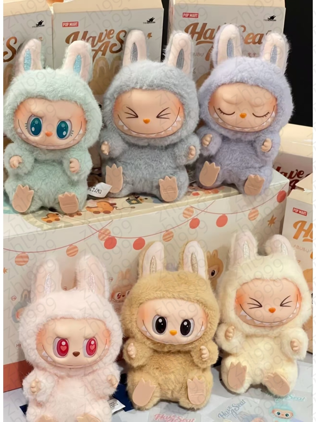 Labubu cute plush doll, blind box toy V1 V2 V3 series - a surprise with super popular dolls of forest fairies