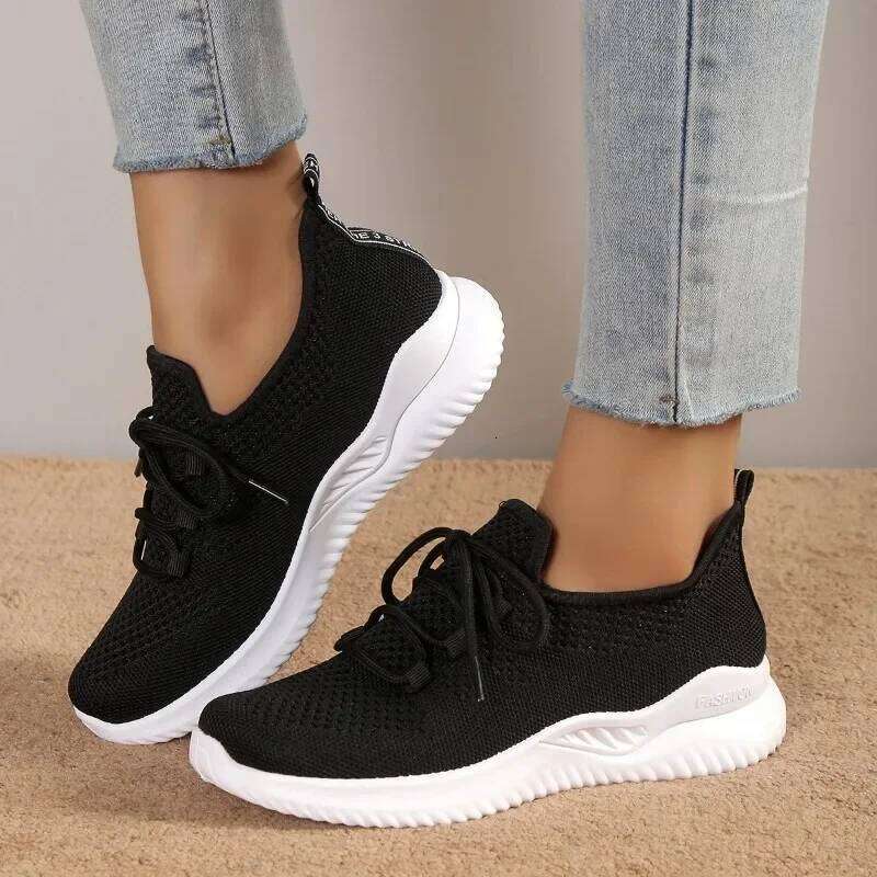 Ladies on Sale 2025 Brand Mesh designer Women's Vulcanize Shoes Autumn Breathable Fashion Solid Sneakers Women