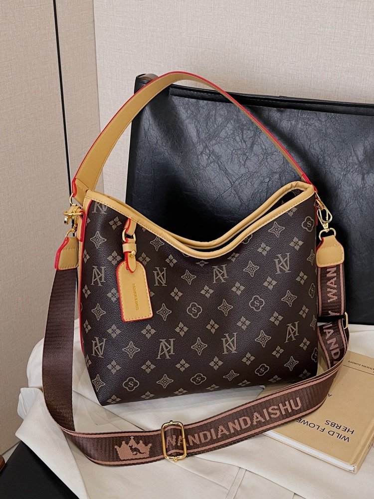 free shipping designer bags Luxury Bags Retro monogram trendy casual women's single-shoulder bag with exquisite patterns