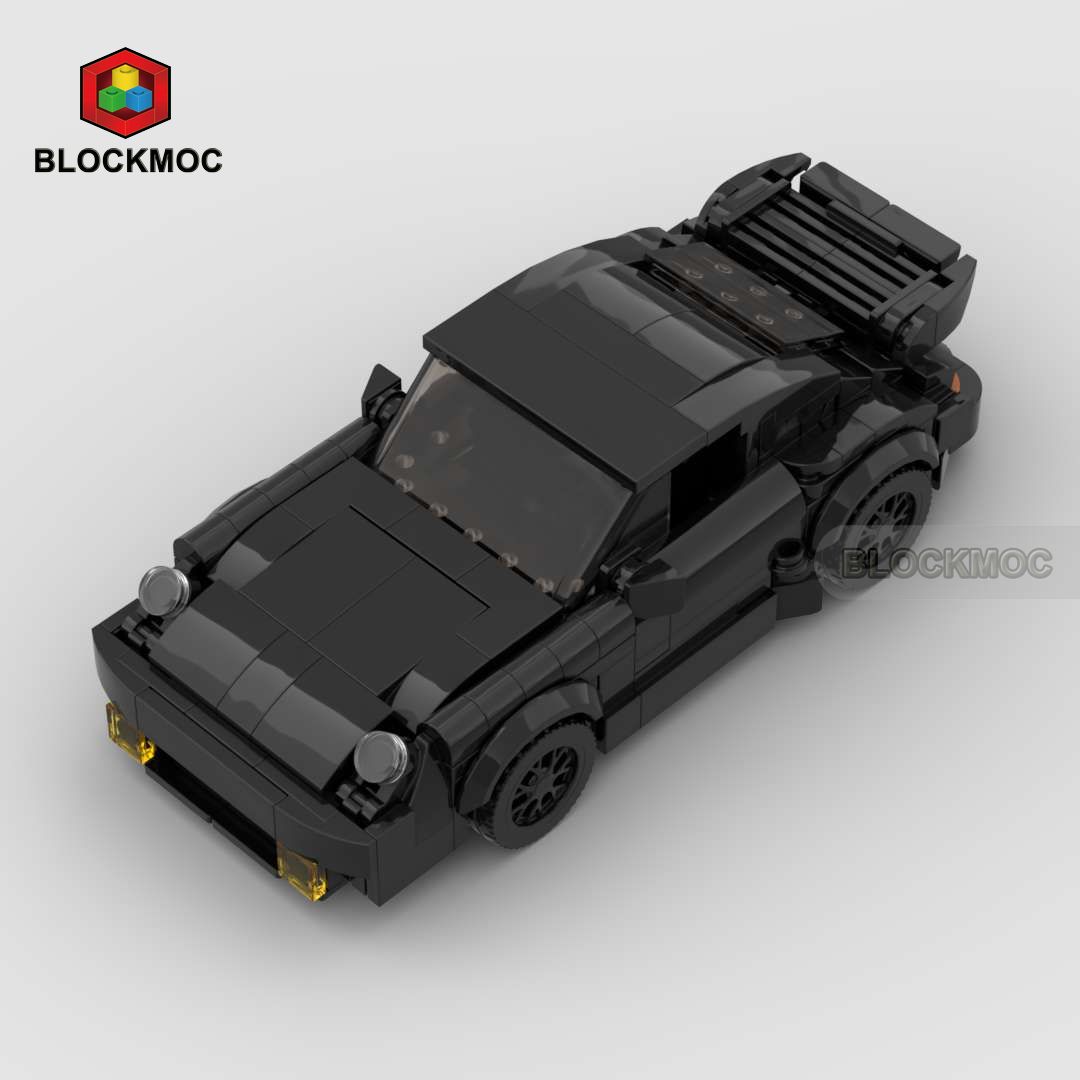MOC-Black Bird (930)Turbo Racing Sports Car Vehicle Speed Super Racer Building Blocks Brick Creative Garage Toys for Boys