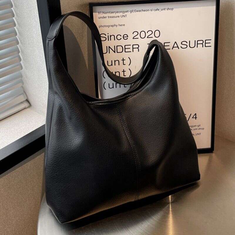 Large capacity female new fashion shoulder senior texture mother bucket commuter Tote bag