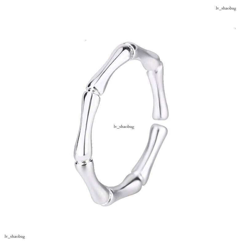 DHcollections 01382 Japanese Korean Knot for Women, Elegant and Simple Fresh Fashion Minimalist Style Bamboo Ring Exquisite Jewelry