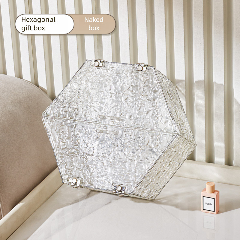 High-End Storage Gift Box Domestic Romantic Practical Luxury Ritual Gift Flip-Top Storage Box Living Room Kitchen Bedroom Decor Exquisite Designer Con
