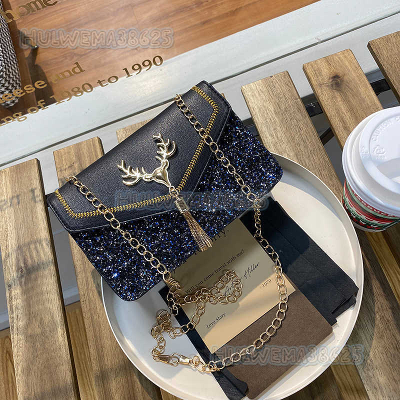 2025 Summer Small Square Bag Frosted Tassel Color Matching Chain Mobile Phone Bag Single Shoulder Oblique Cross Womens Bag H250804