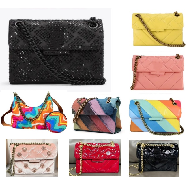 Designer Eagle Heart Rainbow Handbags Women Shoulder Bag Black chain Large Shopper Crossbody mini Clutch zipper Chest Bag Purse