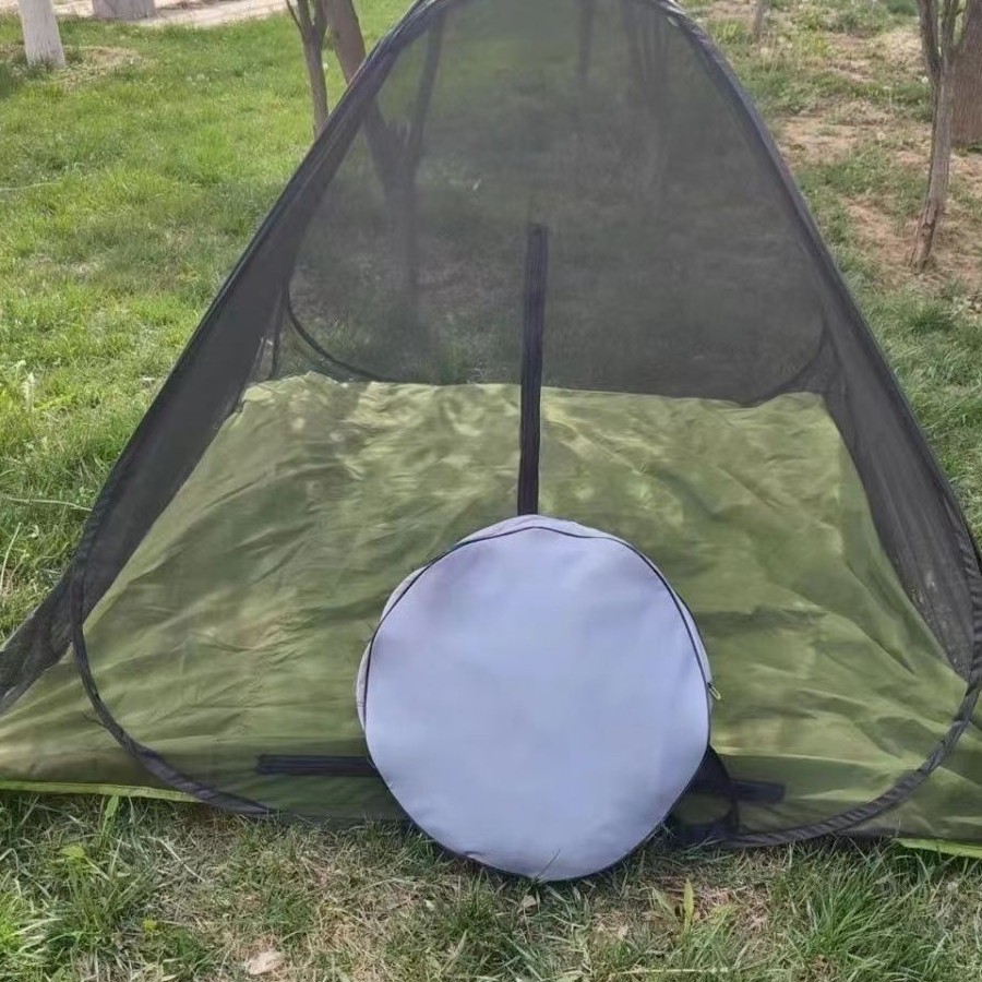 Camping Mosquito Net Tent Portable Folding Mesh Net Tents Camping Single Bed Mosquito Net Tents Automatic Tent Camping Accessory