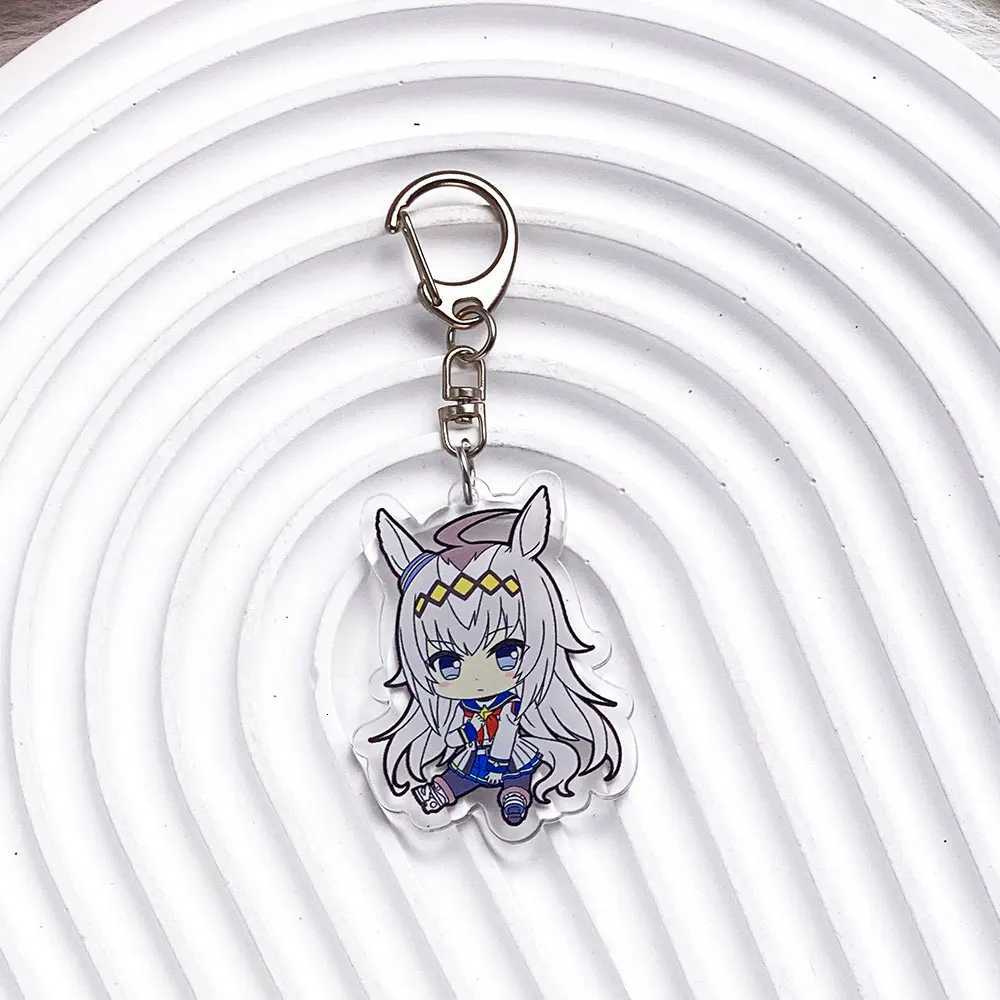 Anime Characters Pretty Derby Acrylic Car Keychain Accessories Special Week Bag Charm Cute Backpack Pendant Gifts For Friends G250802