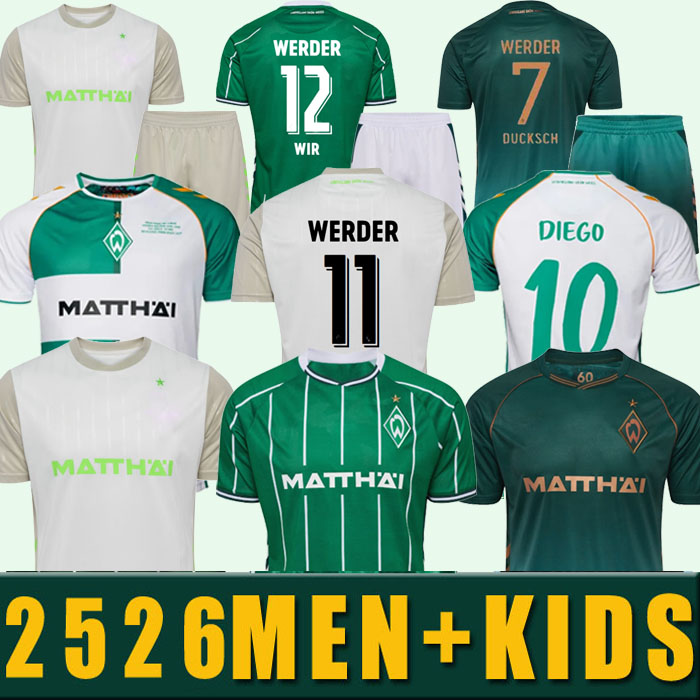 2025 2026 S-4XL S-4XL Werder Bremen special Soccer jerseys MUSAH MARVIN DUCKSCH LEONARDO BITTENCOURT TOPP MEN football shirts NJINMAH