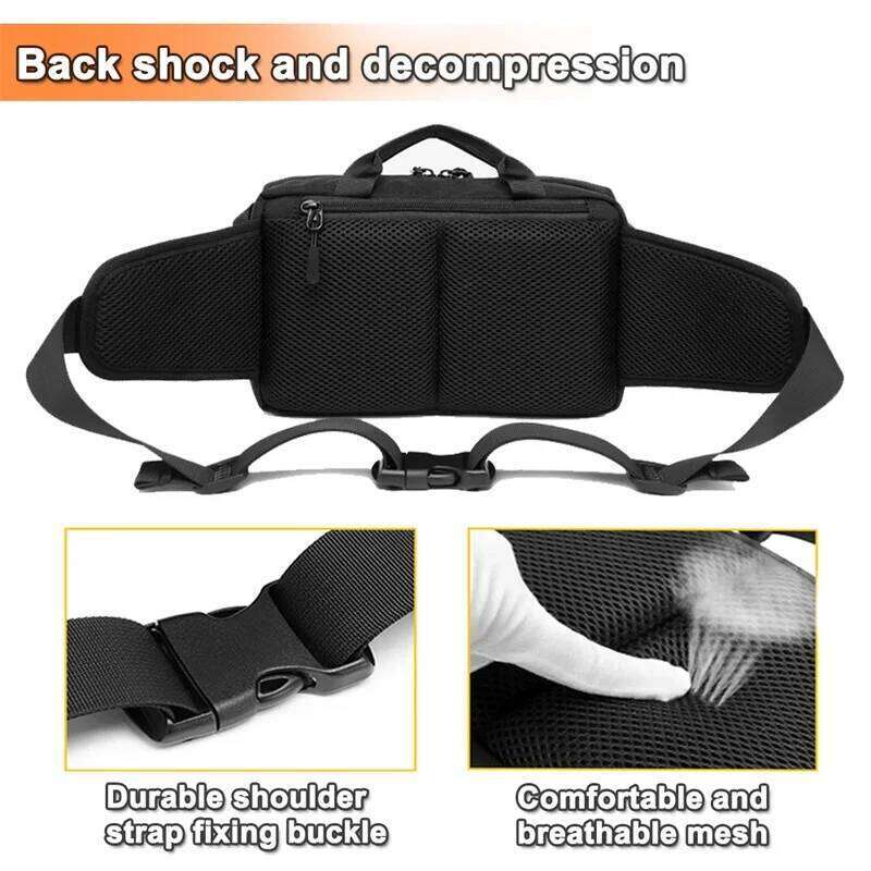 Tactical pack Waist Sports Chest Pack Waterproof Shoulder Belt Bag EDC Crossbody Bags for Hunting Camping Hiking