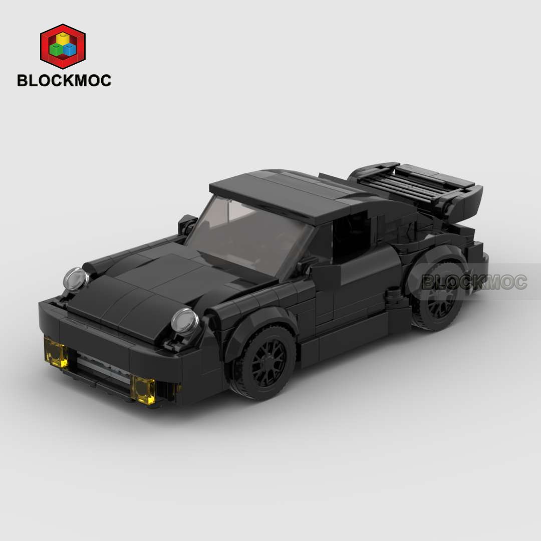 MOC-Black Bird (930)Turbo Racing Sports Car Vehicle Speed Super Racer Building Blocks Brick Creative Garage Toys for Boys