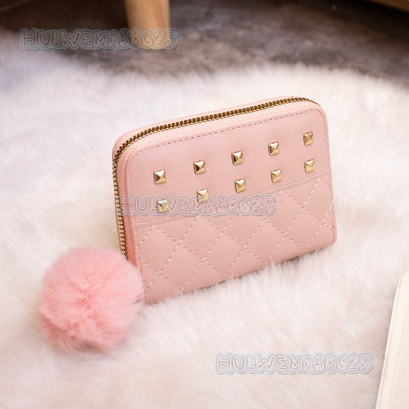 2025 New Fashion Womens Wallet Clutch Short Coin Purse Quilted Decor Card Holder H250804