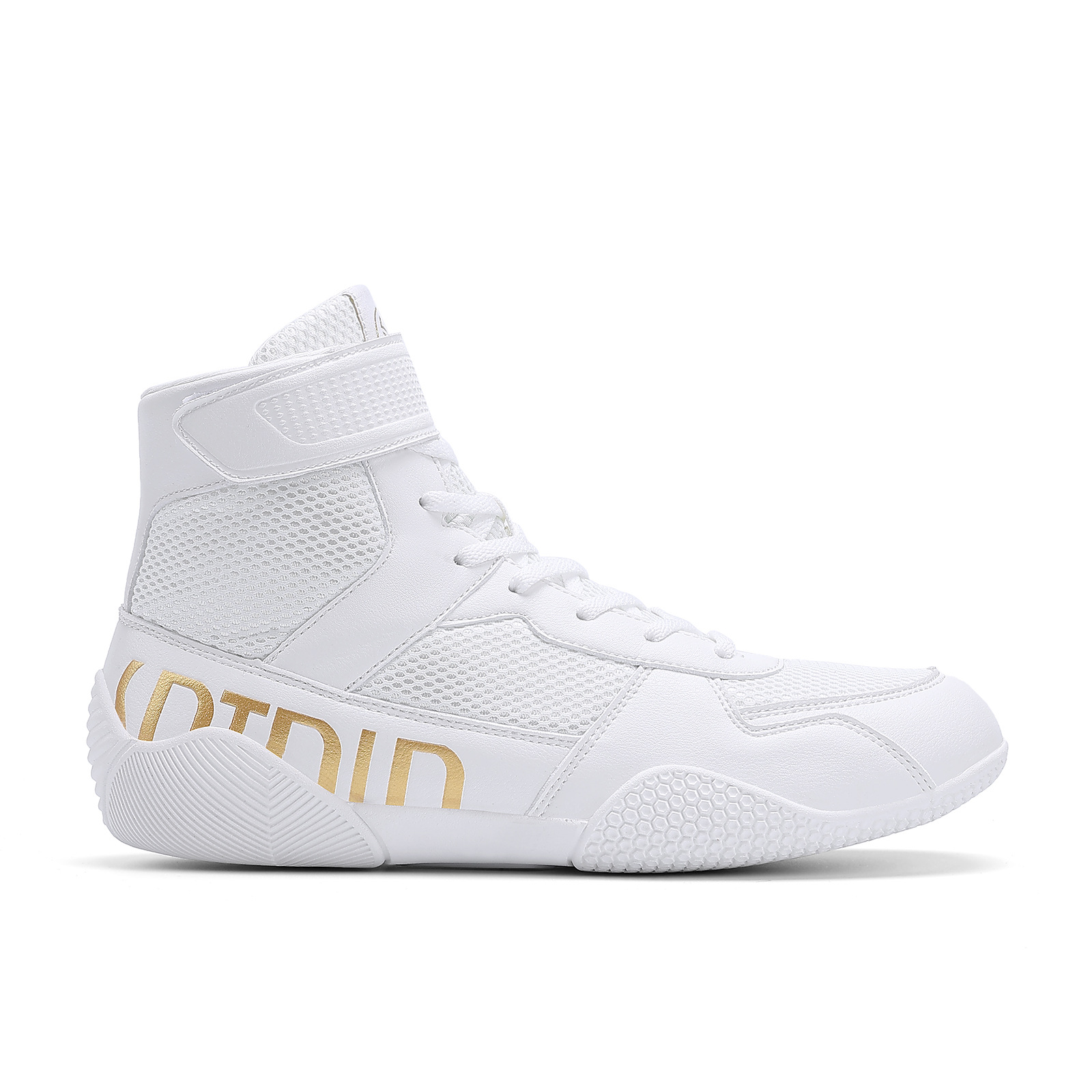 SDTDID-Men's wrestling shoes, competition training, boxing shoes, fighting, Sanda, buckle straps, non-slip fitness shoes, indoor training shoes