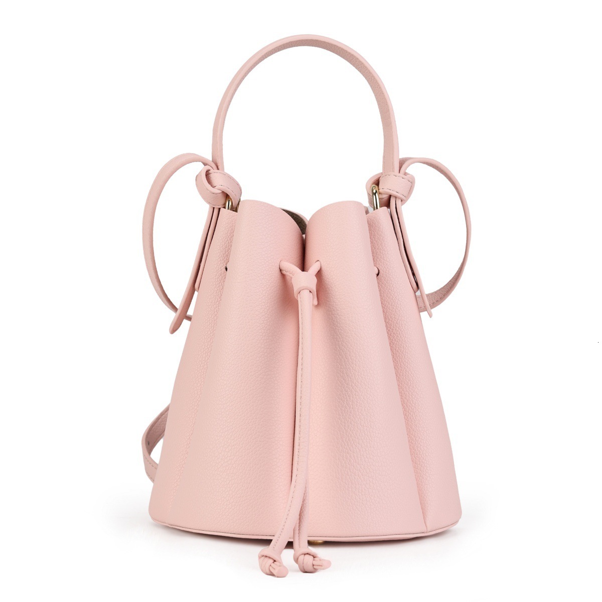 Free Shipping Designer Luxury Trend Retro Petal Drawstring Women's Bucket Bag Simple High-end Single Shoulder Crossbody Lucky Bag Casual Shopping