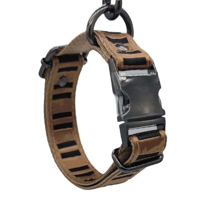 Designer Leash Set Classic Letter Pattern Heavy-Duty No Pull - Ultra Comfort, Lifetime Durability, Pet Harness for Small Medium Dog Breeds XL Free shi