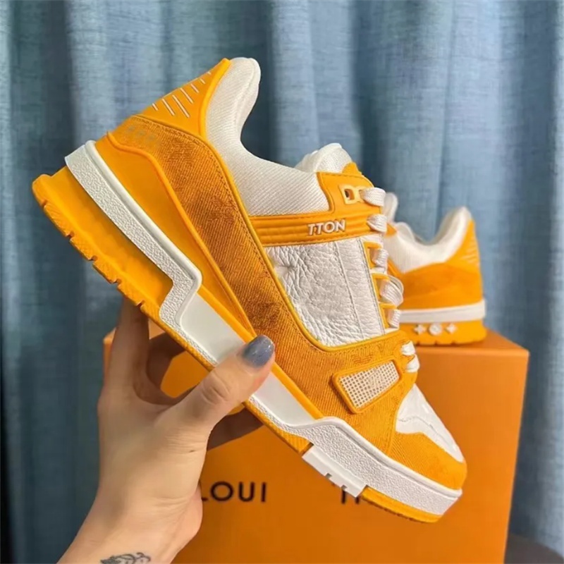 top quality man shoes designer sneakers calfskin men fashion travel trainer skate shoes luxury casual shoes running leather classic dermis skateboard C12