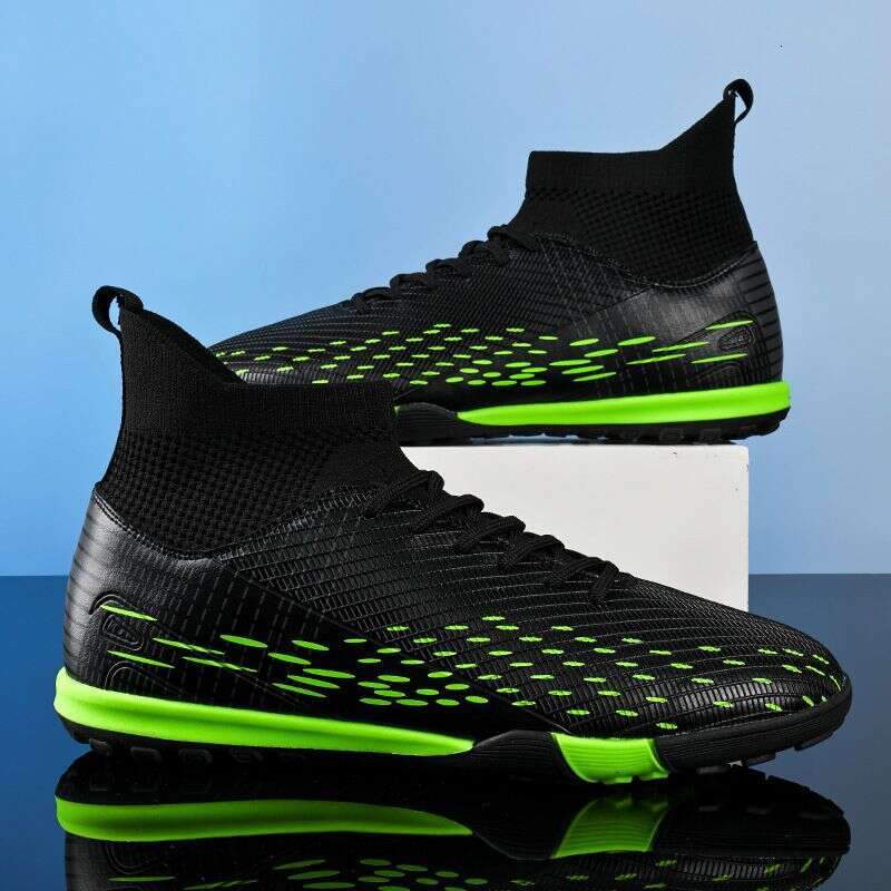 New Cup Football Men's High-Top Broken Nails Adult Artificial Grass Training Sports Shoes