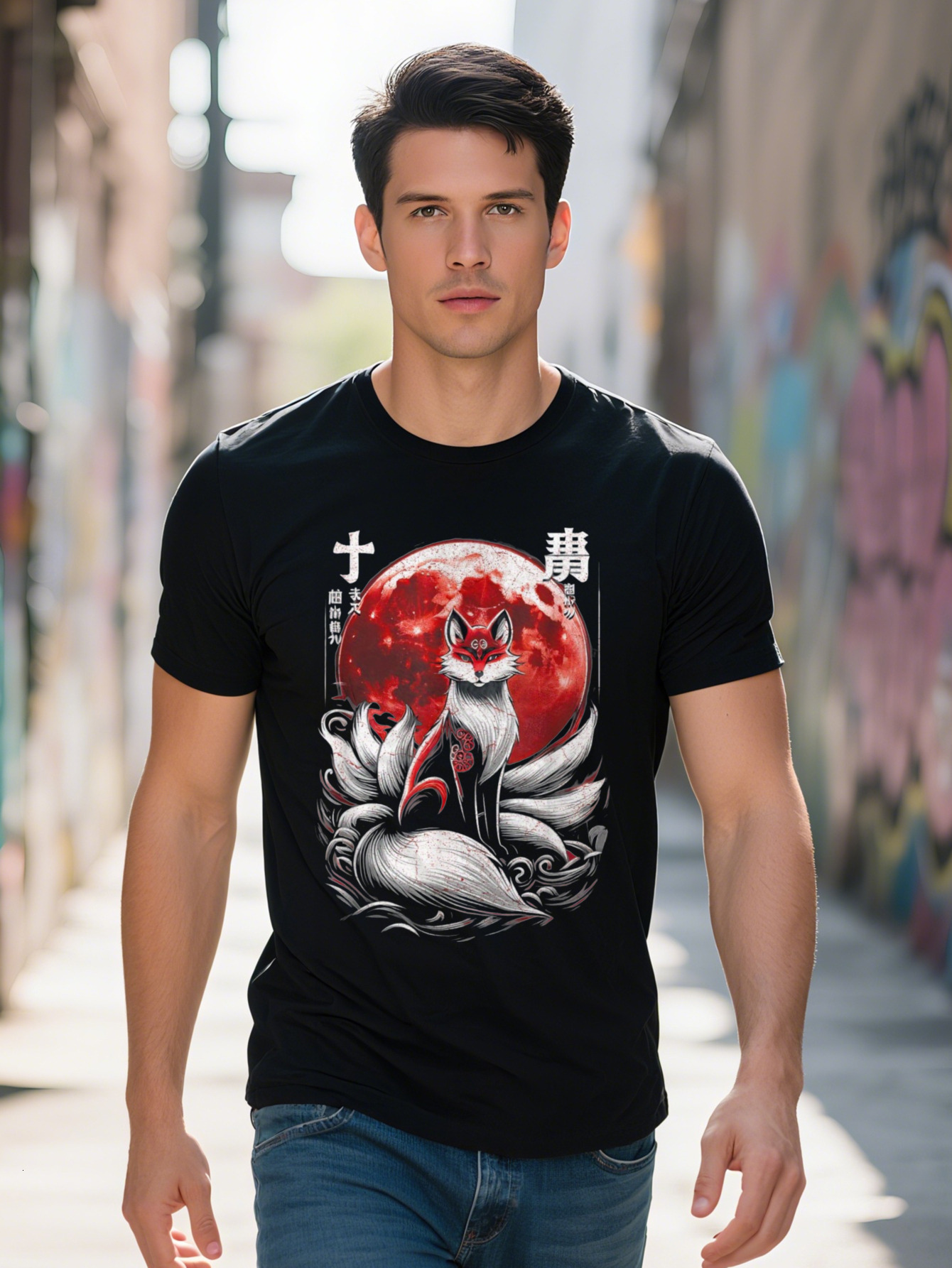 2025 new model Men S G Cotton Sunset Japan T Shirt 42b5b