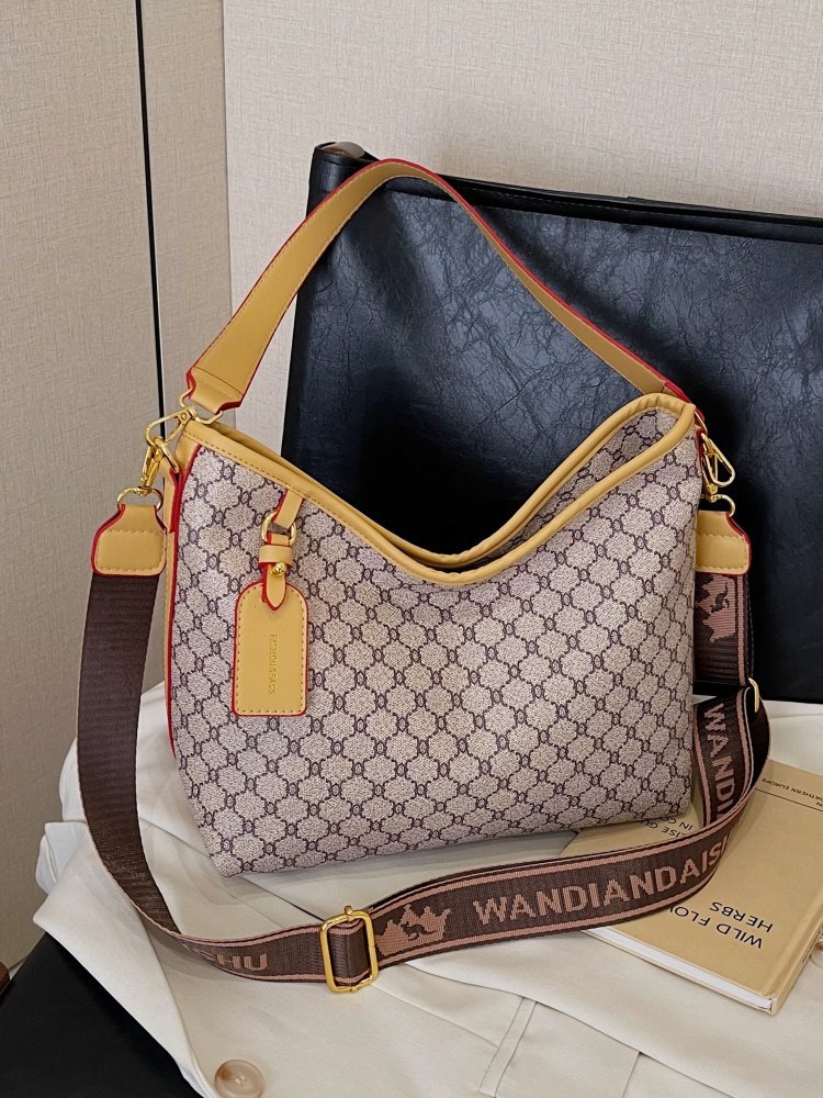 free shipping designer bags Luxury Bags Retro monogram trendy casual women's single-shoulder bag with exquisite patterns