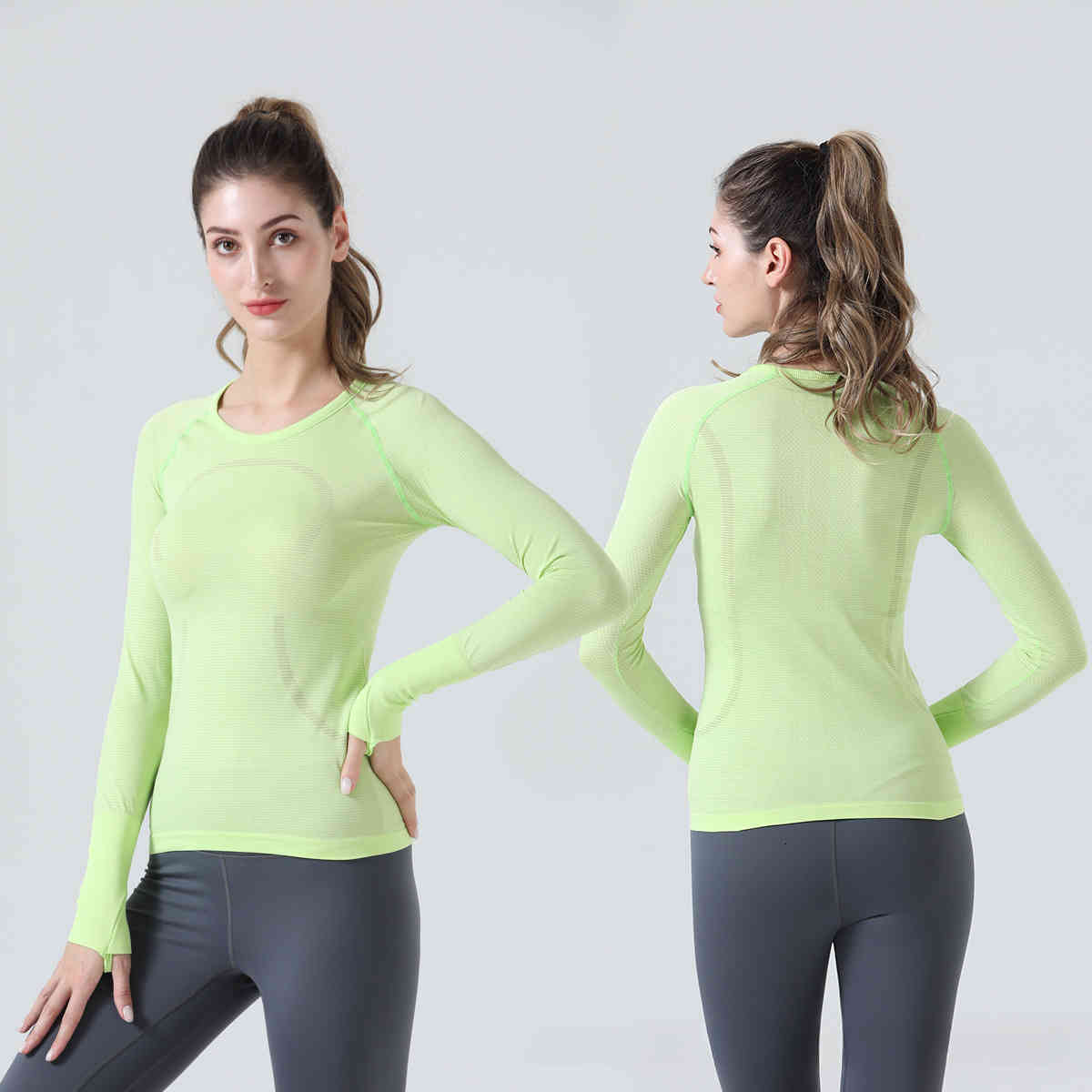 workout women swiftly t shirt High Elastic Breathable Running Align Top Quick Drying Seamless swiftlys tech long sleeve Sports Gym clothes pants