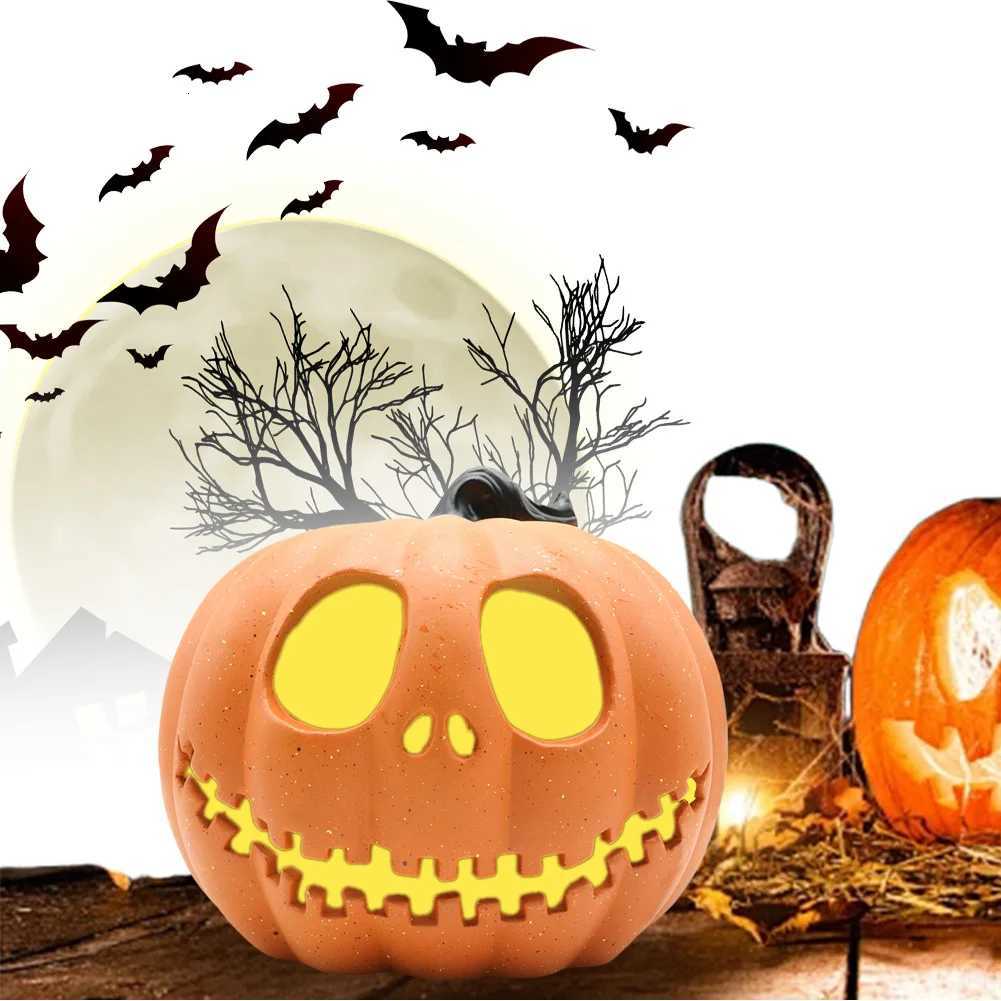 Halloween LED Pumpkin Lantern Decor Plastic Flashing Jack O Lantern Battery Operated Light Lamp Home Prop Bar Scene Layout Decor XJ250804