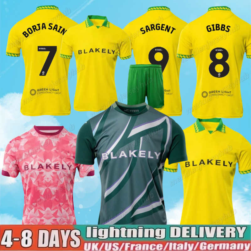 4XL Norwich Cities 25 26 Soccer Jerseys 2025 2026 Home Away Third Fans Men Kids Football Jersey Shirt KitCASSERES DALLINGA CISSOKO SARGENT HUGILL RASHICA MCLEAN