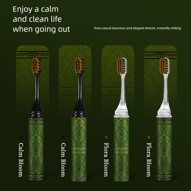 CXCKVAOIN New Lipstick Soft Bristle Gum Care Dental Cleaning Hotel Business Travel Portable Home Toothbrush