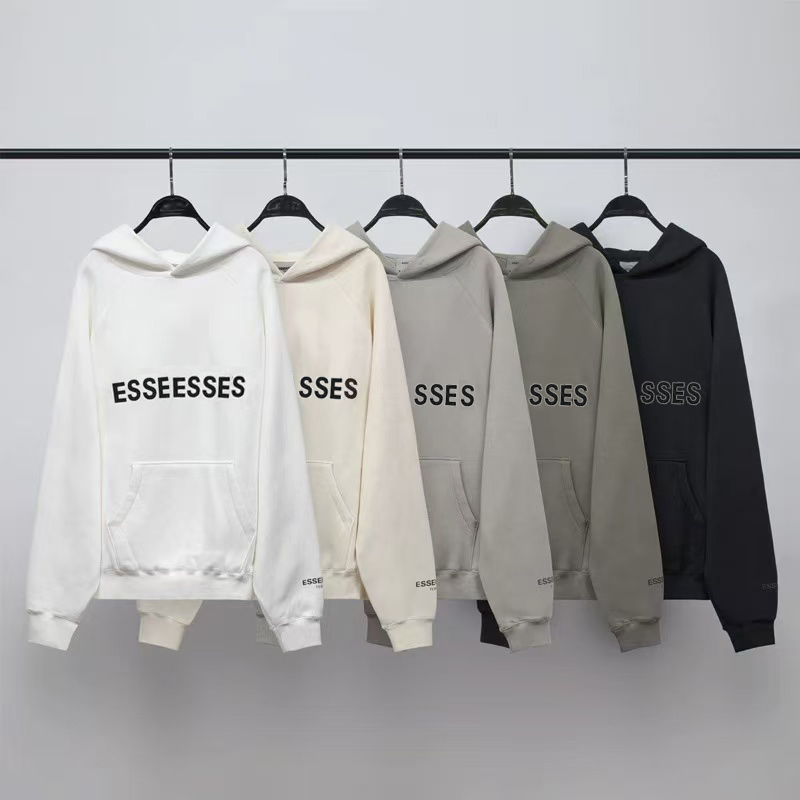 Men Hoodie Autumn Winter Hoodies 3D Letter Sweater Black and White Long Sleeves Casual Sweatshirts Warm Comfortable Cotton Pullover Neutral Jacket Coat 5A
