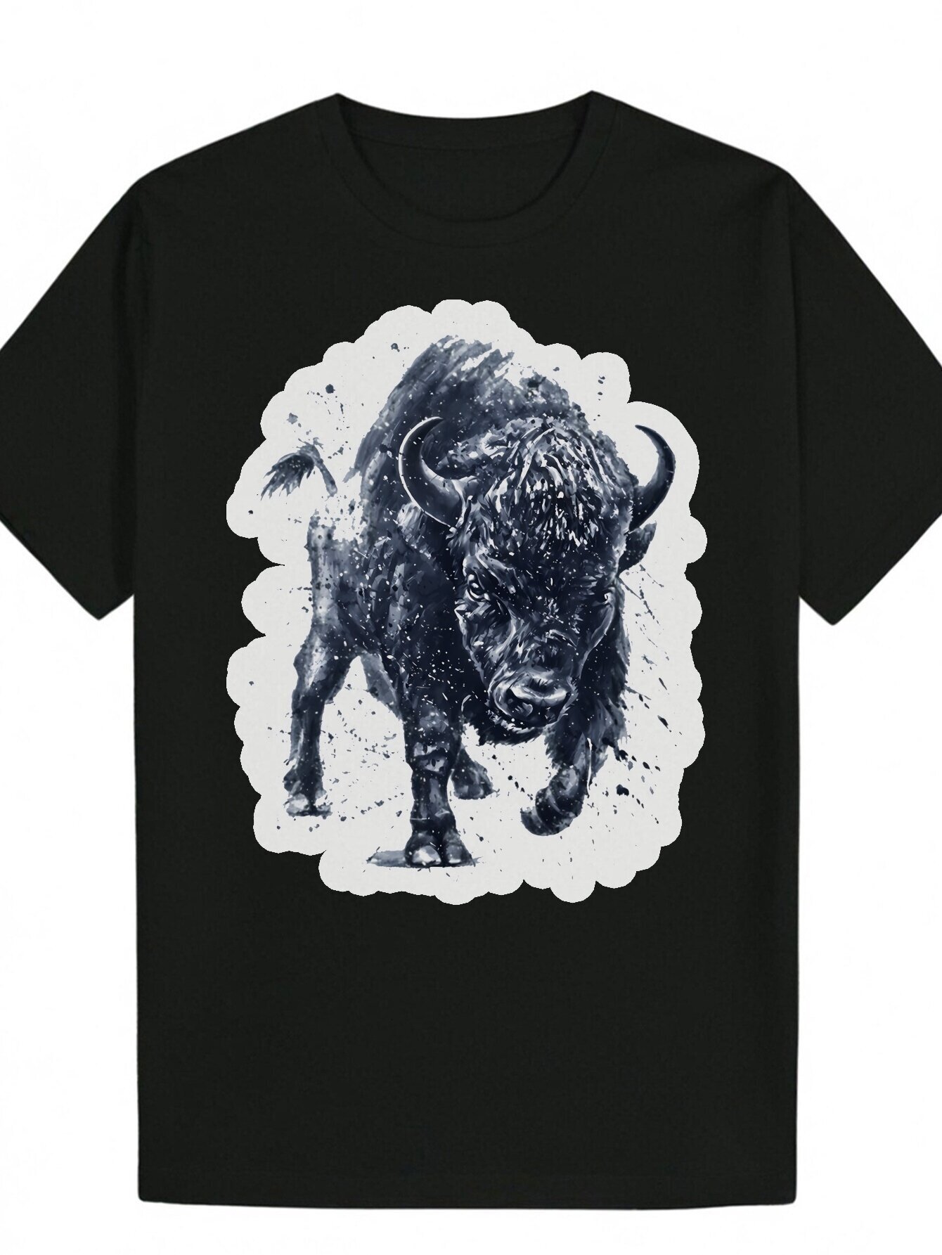 Funny Short Sleeve Graphic Fashion Print Summer Black T-Shirt Series Essential Y2K Anime Inappropriate Horror Dark Humor Band Theme Men's Gift 70