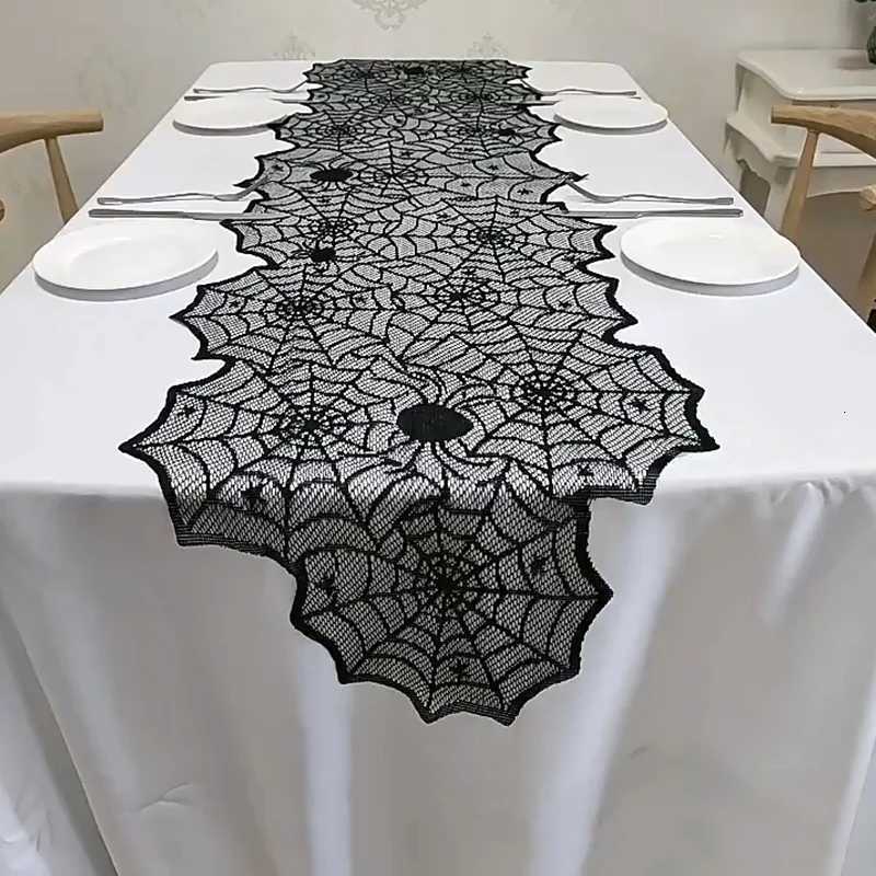 Halloween Tablecloth tablecover table decor Haunted House Pumpkin Spider Web Tablecloth 2025 Halloween Party Decoration SuppliesXJ250804