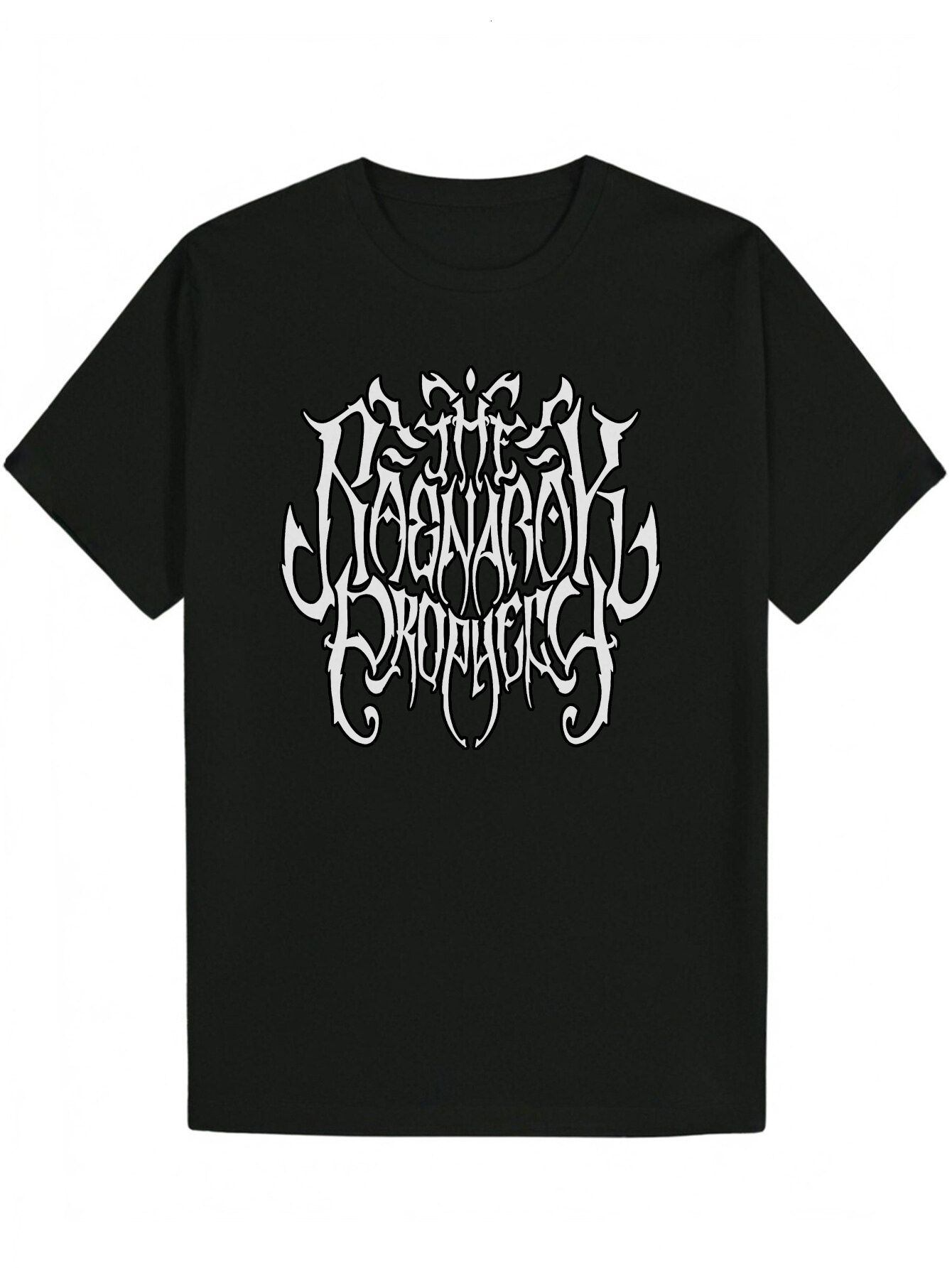 Men's Black Graphic - "BON VOYAGE" Bold Letter Print, Casual Crew Neck, Lightweight Polyester, Summer Style, Regular Fit, Motorcycle Cl