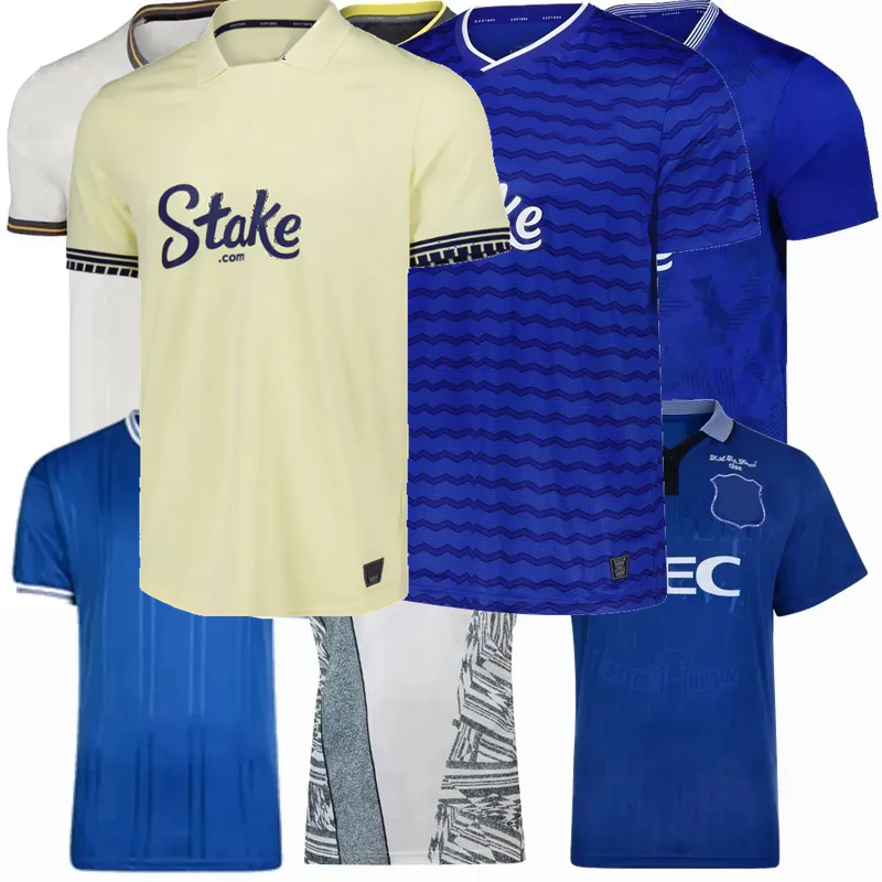 1985 88 1990 94 95 97 98 Retro classic EFC GREALISH soccer jersey 2025 2026 FERGUSON BARRY ALCARAZ BETO NDIAYE McNEIL BRANTHWAITE HALL COLEMAN vintage football shirt