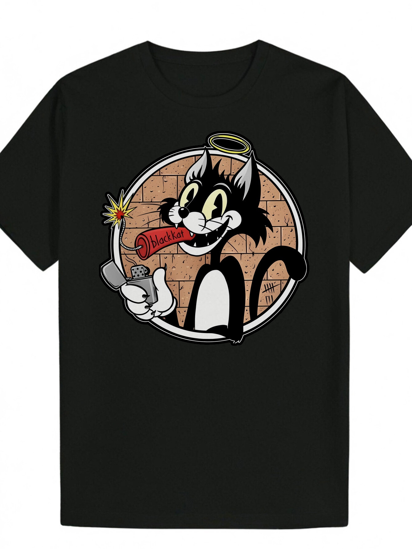 Men's Summer Round Neck Polyester T-Shirt, Featuring Playful Cartoon Animal Design, Lightweight Fabric, Short Sleeve, Regular Fit, Perfect for Ca
