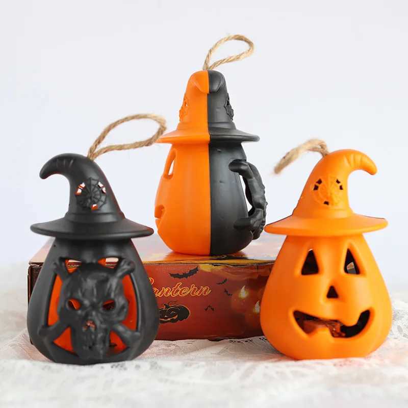 New Home Decoration Halloween Pumpkin Lantern Home Horror Props Terror Ghost Lantern Lamp Kids Toy DIY Skull Lamp HalloweenXJ250804