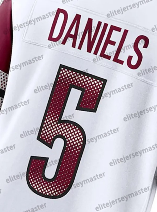 Jayden Daniels 5 Frankie Luvu 4 Mike Sainristil 0 Deebo Samuel Sr 1 Bobby Wagner 54 Terry McLaurin 17 Personalized Customized Football Jerseys Custom Any Number