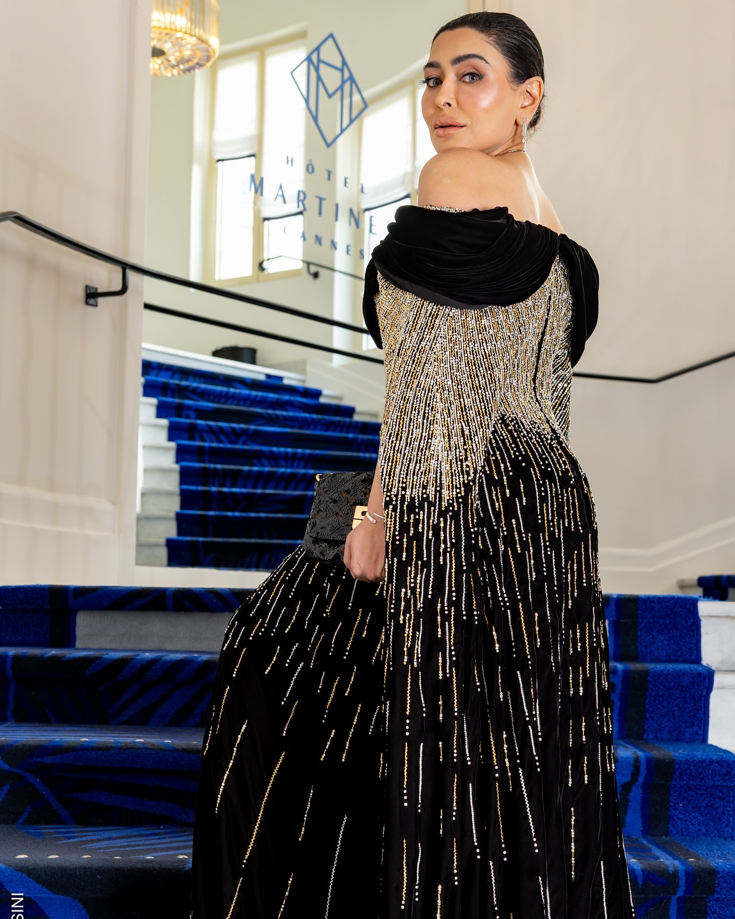 A-line Black Evening Dresses Sequins Beaded Off Shoulder Sparkly Prom Formal Party Second Birthday Engagement Gowns Plus Size Dress For Special Occasi