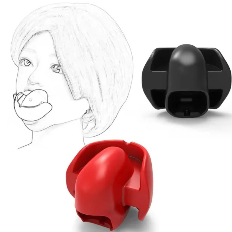 Bdsm Drool ball fun fixed tongue gag mouth plug can be hidden with a mask 250805