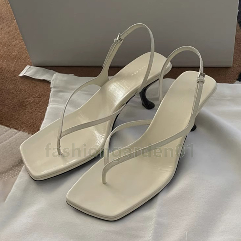 designer sandals women kitten heel luxury sandal fashion french-style black white brown summer comfort daily walking sandale size 35-42