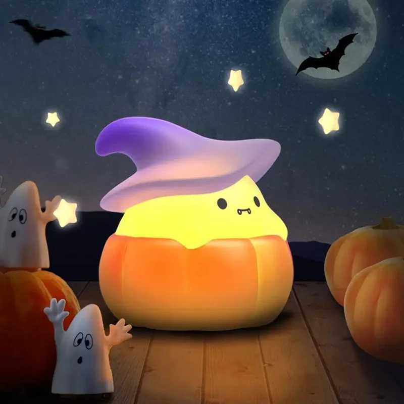 56X LED Pumpkin Ghost Silicone Lamp Silicone LED Light Nightlights USB Rechargeable Bedside Lamp For Offices Bedroom XJ250804