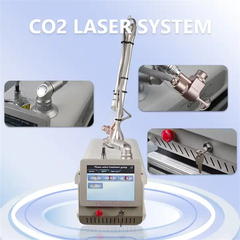 CO2 Laser Skin Rejuvenation Device Fractional Carbon Peeling Laser Machine Fractional Laser Machine Skin Tightening Acne Removal