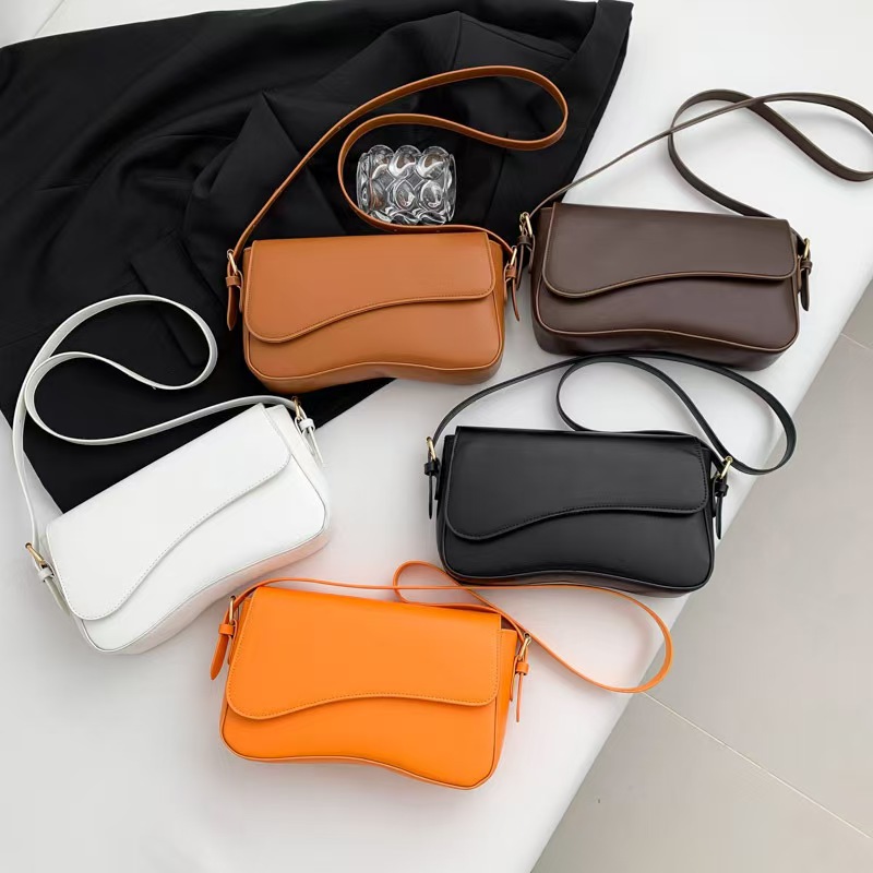 Solid color Designer Bags Shoulder Bags Luxury Bag Crossbody Purse Ladies Fashion High Quality Leather Zipper Armpit Bag New Shoulder Designer Bags