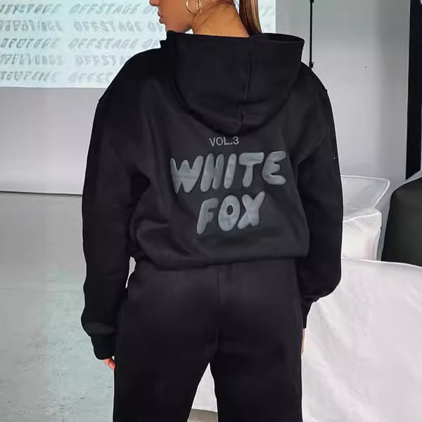 Free Shipping Designer Hoodie Loose Hooded Women's Sportswear, Autumn And Winter Oversized Wool Lined Thick Jacket, Lazy Style Two-piece Set