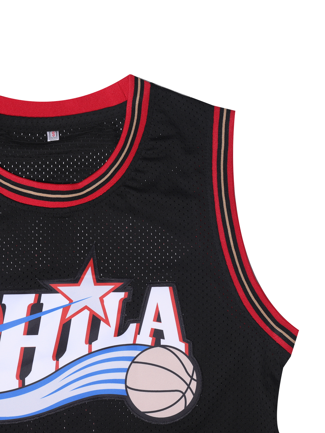 2025-26 City Edition Men's Navy/Black/Red Basketball Jeresys Custom Nom and Num Embroidery Jared McCain Edgecombe Embiid Maxey