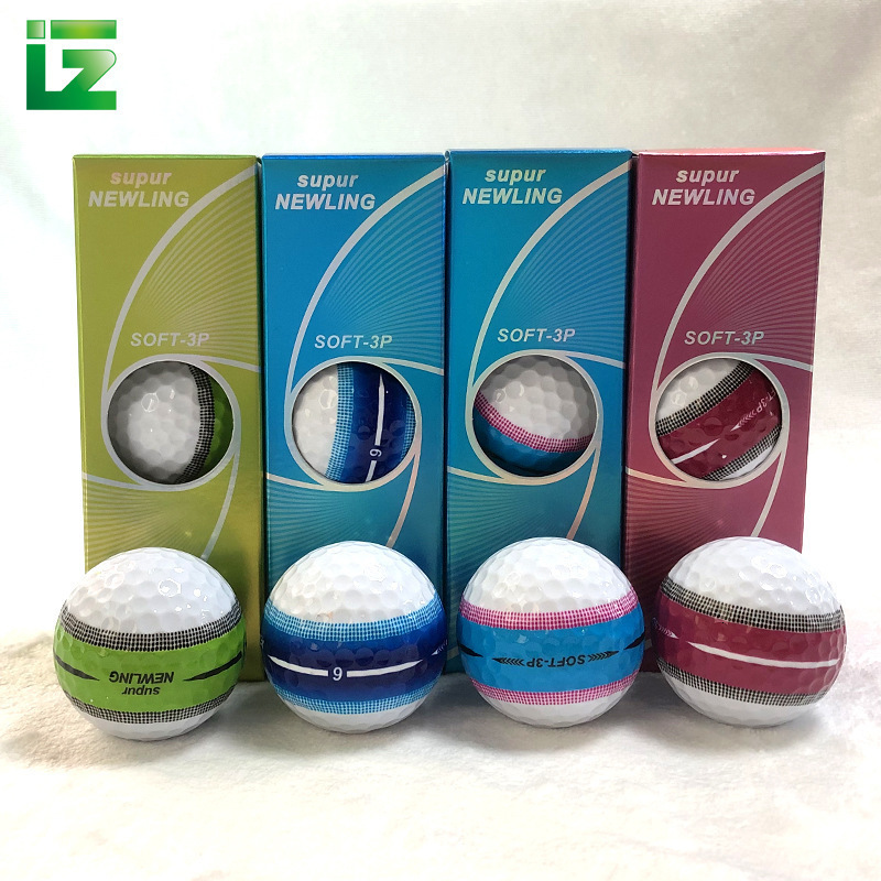 New Golf Three-Layer Four-Layer Competition Ball Tee Ball Competition Ball Three-Layer Competition Special Ball 240328