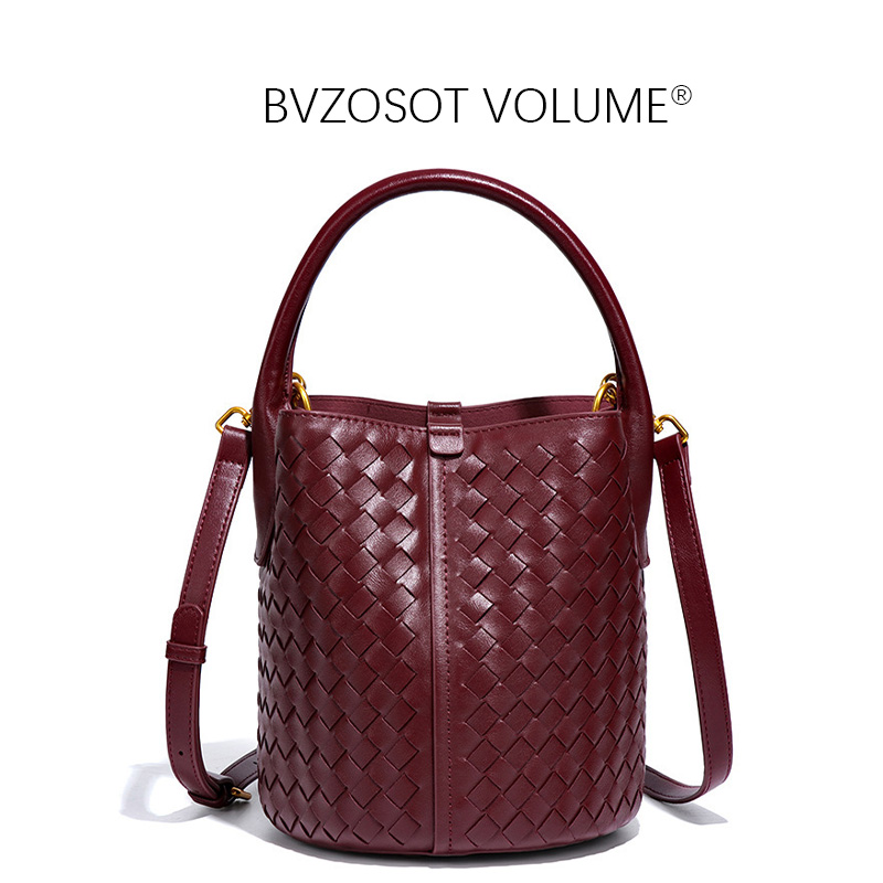 2025 Hand Woven Trendy Handbag Fashionable And Casual Single Shoulder Cross Body For Women The Style Bucket Bag With A Sense Of High - End