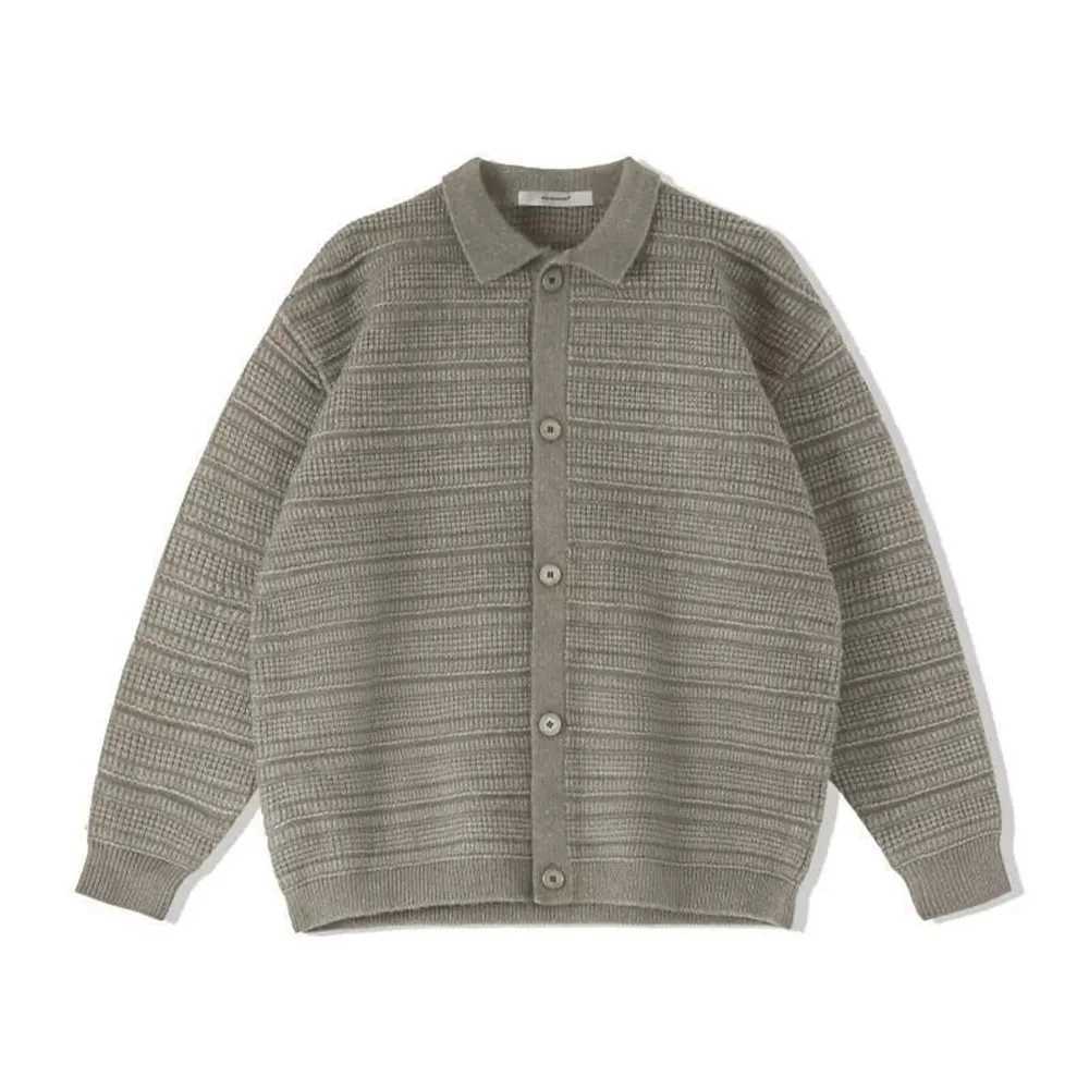 Cardigan Mens Japanese Casual Knitted Sweater Jacket Niche Trend High-End Loose Button Sweater Couple 2024 Autumn Mens Clothing XJ250805